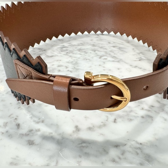 Salvatore Ferragamo Wide Leather Belt - Size 75 - Brand New - Picture 4 of 11